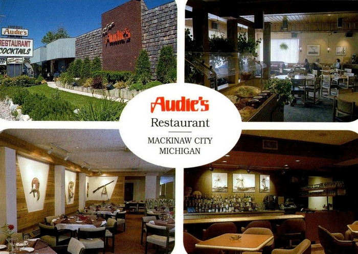 Audies Restaurant (Downings Restaurant) - Vintage Postcard